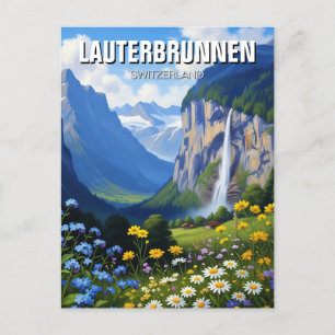 Carte Postale Lauterbrunnen Suisse Travel