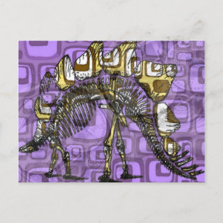 Carte Postale "L'autre dinosaure violet"