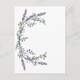 Carte Postale Lavande et Eucalyptus