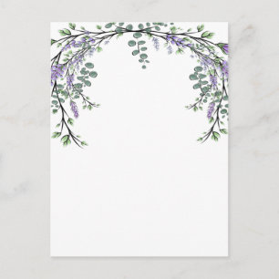 Carte Postale Lavande et Eucalyptus