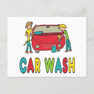 Carte Postale Lave-auto
