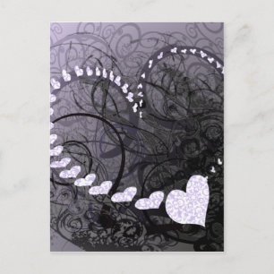 Carte Postale Lavender Heart