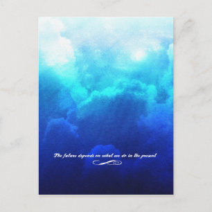 Carte Postale L'avenir dépend de ce que nous faisons dans le pré