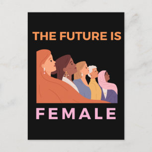 Carte Postale L'Avenir Est Féminin
