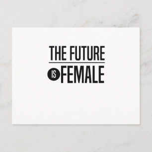 Carte Postale L'avenir est féminin