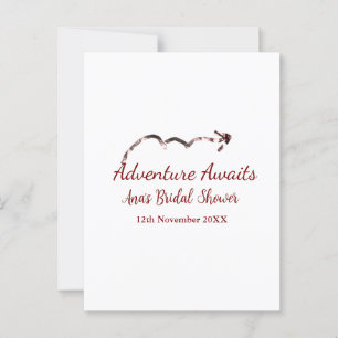 Carte Postale L'aventure attend l'inondation de mariage ajouter 