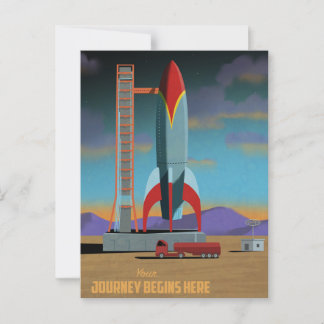 Carte Postale L'aventure commence ici