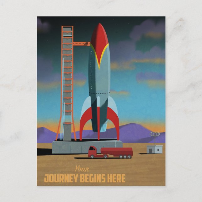 Carte Postale L'aventure commence ici (Devant)