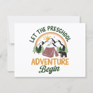 Carte Postale L'aventure de la maternelle commence Camping Retou