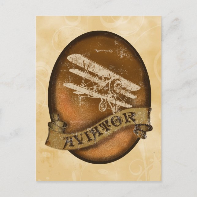 Carte Postale L'aviateur (Devant)