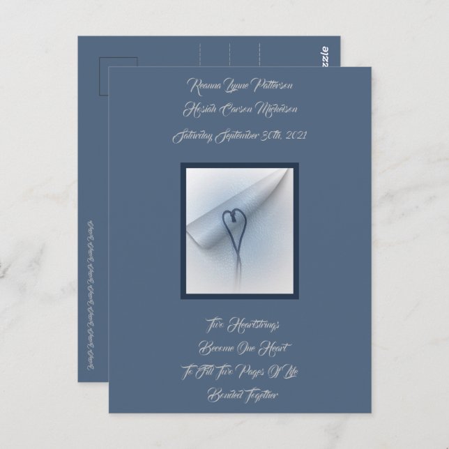 Carte Postale LavishlySur 2 Coeurs 2 Pages 1 Vivre Ensemble (Devant / Derrière)