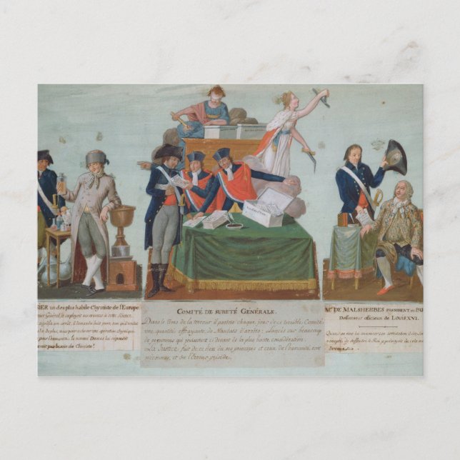 Carte Postale Lavoisier, Comite de Surete Generale (Devant)