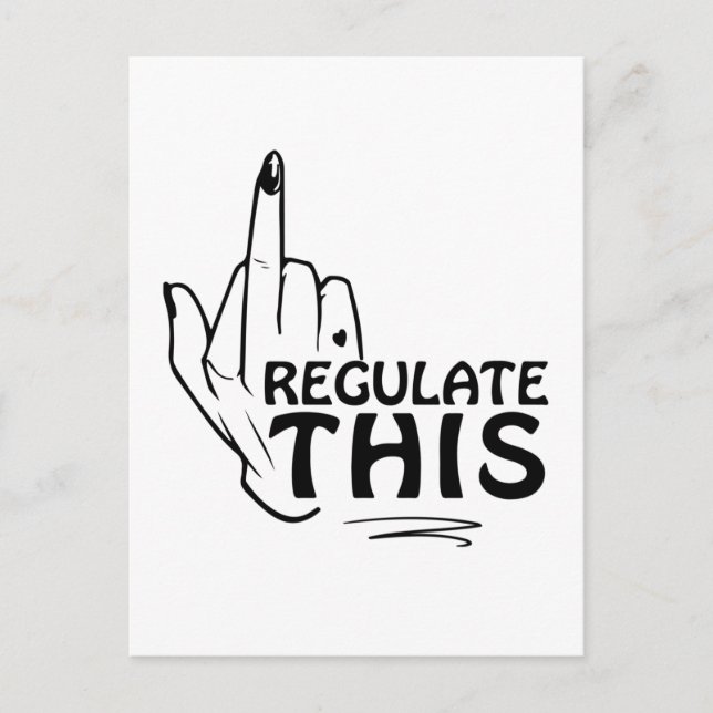 Carte Postale L'avortement est des soins de santé, Droits à l'av (Devant)