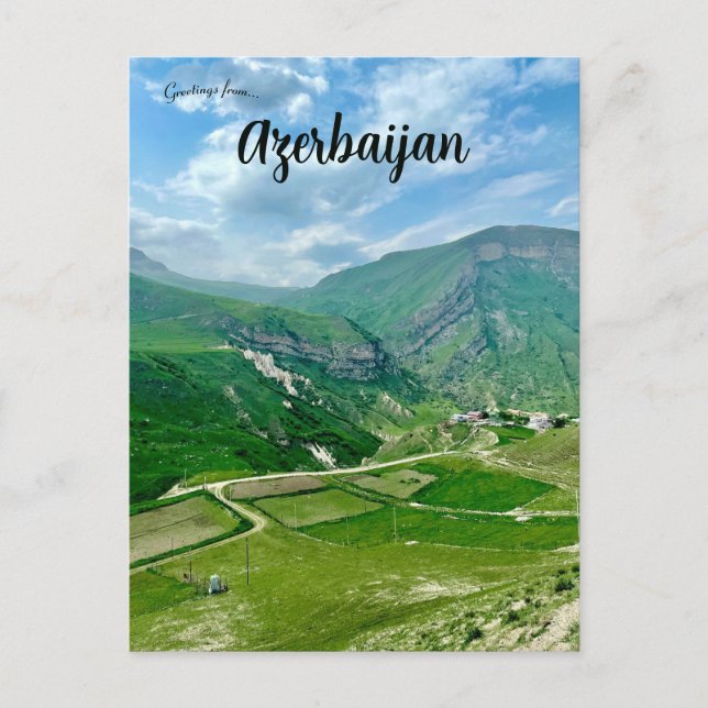Carte Postale Laza Qusar Azerbaïdjan (Devant)