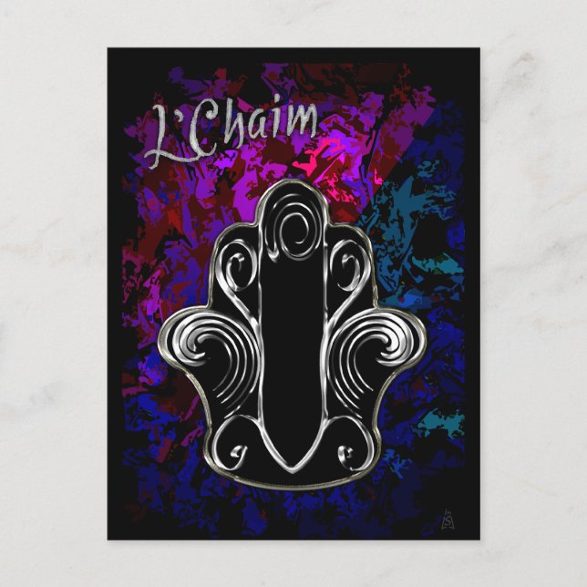 Carte Postale L'Chaim (Devant)