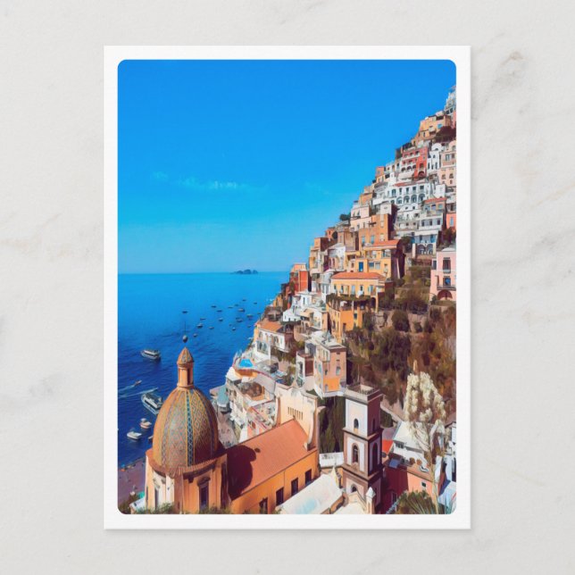 Carte Postale ldp POSITANO - Côte d'Amalfi - Panorama (Devant)