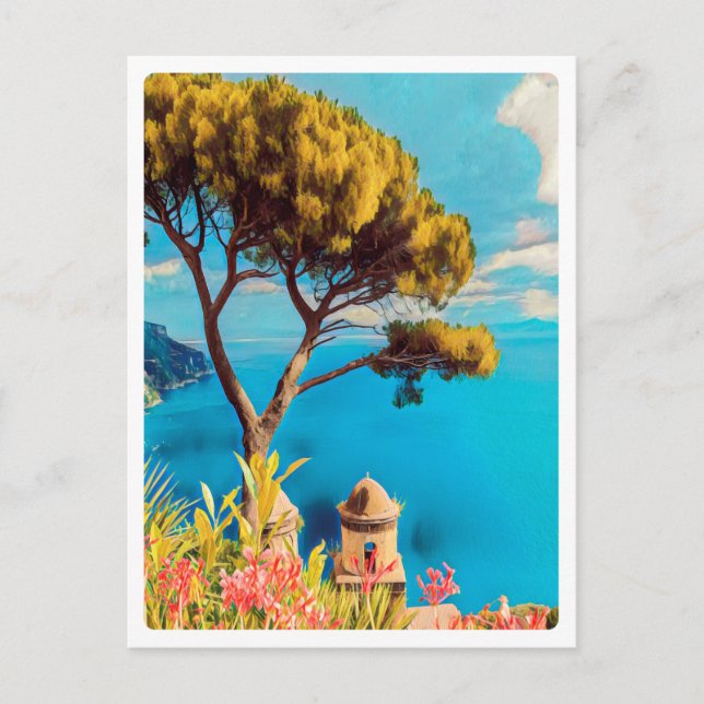 Carte Postale ldp RAVELLO - Le jardin de Villa Rufolo (Devant)
