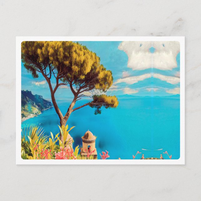 Carte Postale ldp RAVELLO - Le jardin de Villa Rufolo (Devant)