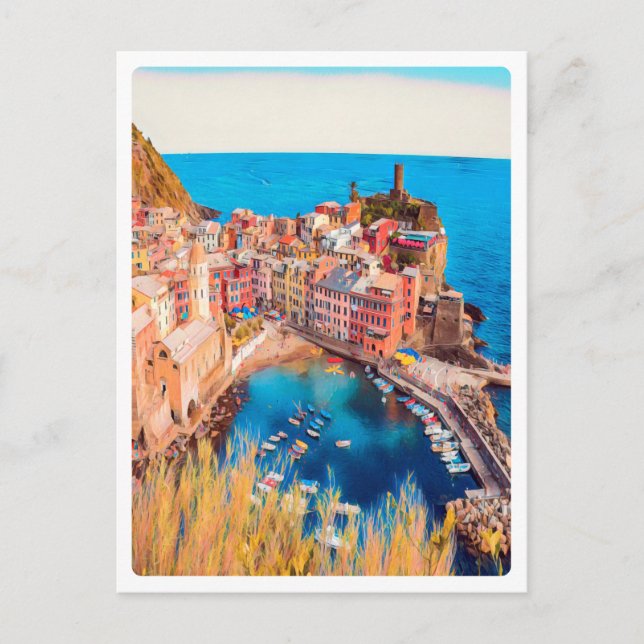 Carte Postale ldp VERNAZZA - Cinque Terre - (Devant)