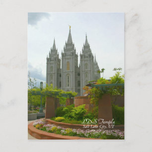 Carte Postale LDS Temple, Salt Lake City, Utah Postcard