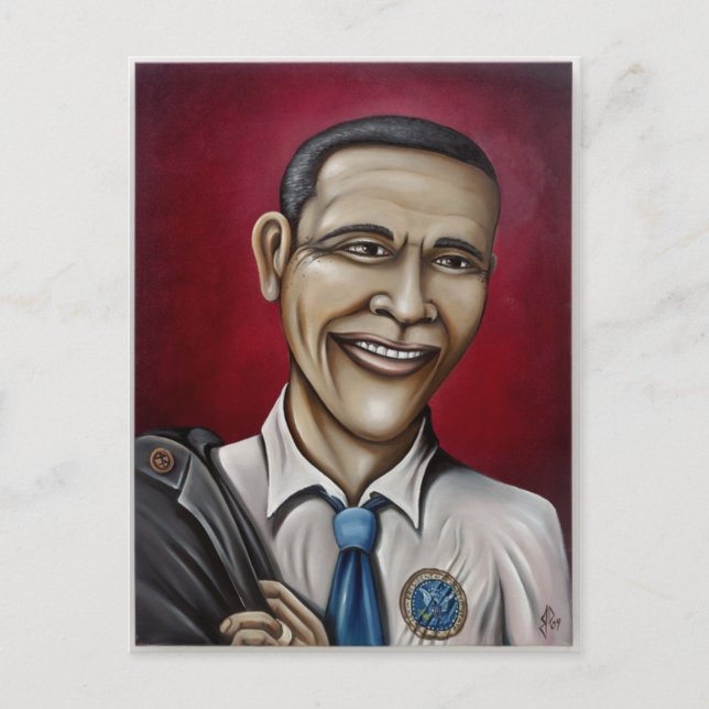 Carte Postale le 44ème (Barack Obama) (Devant)