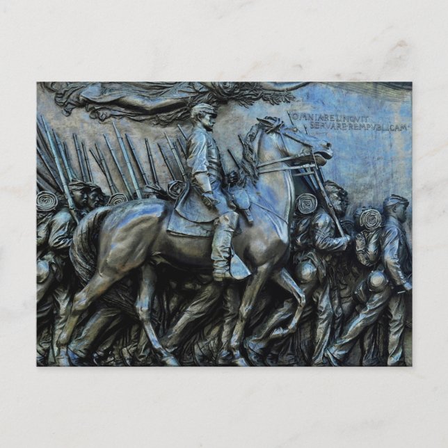 Carte Postale Le 54e régiment d'infanterie volontaire du Massach (Devant)