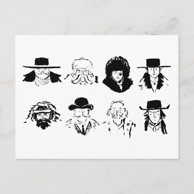 Carte Postale "Le 8 haineux" (Devant)