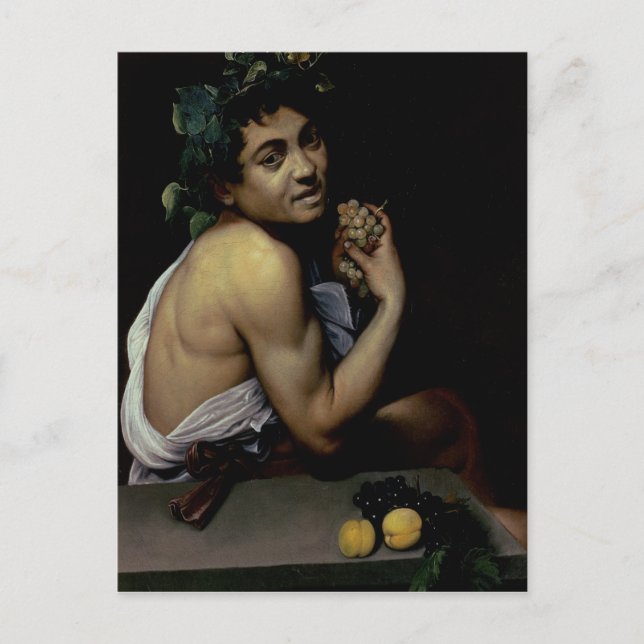 Carte Postale Le Bacchus malade, 1591 (Devant)