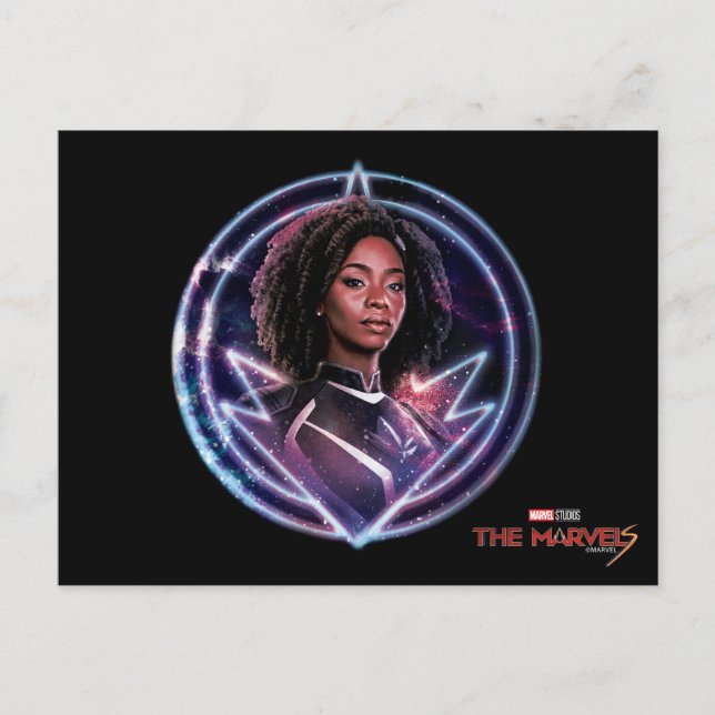 Carte Postale Le badge du cercle de photons de Marvel (Devant)