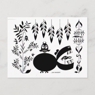 Carte Postale Le bâillonnement d'hippo