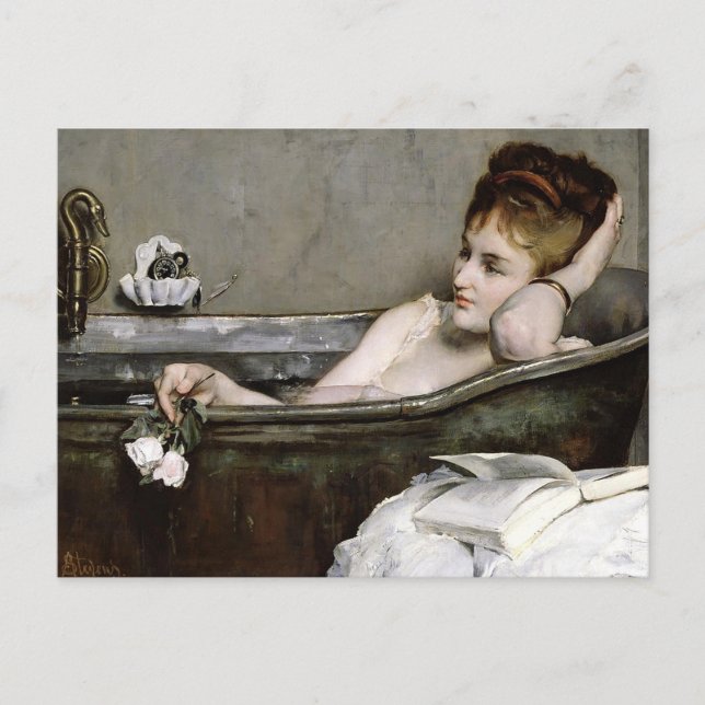Carte Postale Le Bain (Devant)
