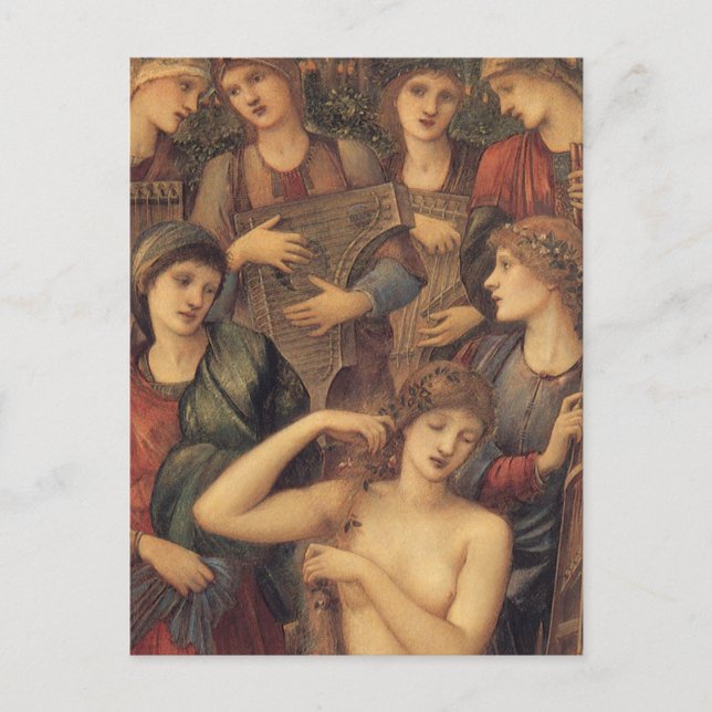 Carte Postale Le bain de Vénus par Sir Edward Coley Burne-Jones (Devant)