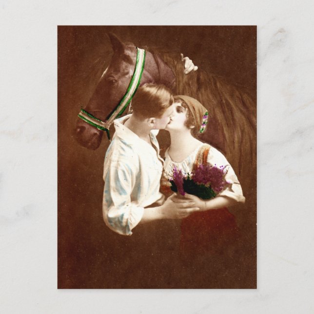 Carte Postale Le baiser (Devant)