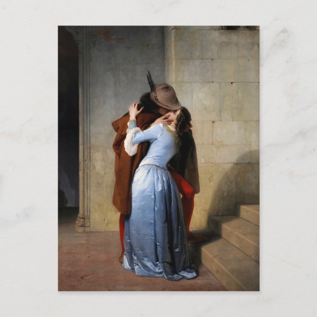Carte Postale Le baiser (Devant)