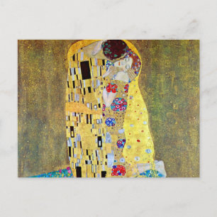 Carte Postale Le Baiser de Gustav Klimt, Art Nouveau ancien