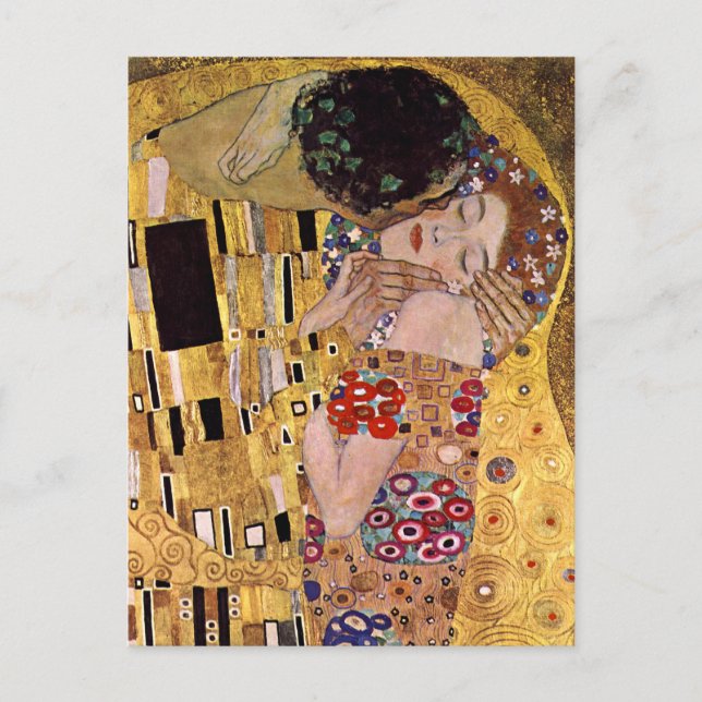 Carte Postale Le Baiser, Gustav Klimt (Devant)