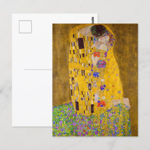 Carte Postale Le baiser   Gustav Klimt  