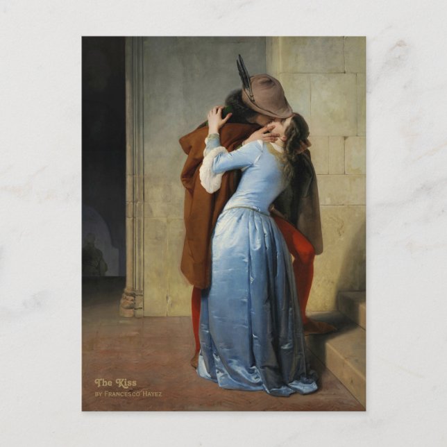 Carte Postale Le baiser (Il Bacio) de Francesco Hayez CC1196 (Devant)