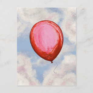 CARTE POSTALE LE BALLON PERDU ~