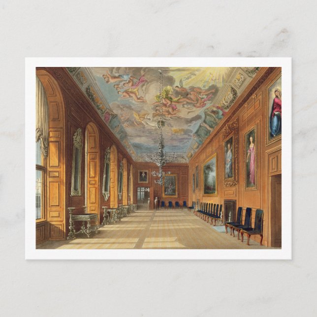 Carte Postale Le Ballon Room, Windsor Castle, from 'Royal Reside (Devant)