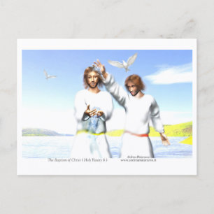 Carte Postale Le Baptême du Christ