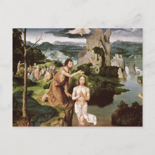 Carte Postale Le baptême du Christ, c.1515