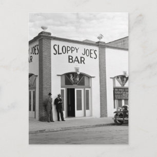 Carte Postale Le bar Sloppy Joe's, 1938