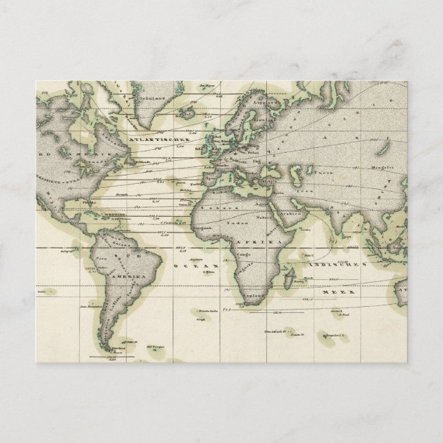 Carte Postale Le Baromètre moyen (Devant)