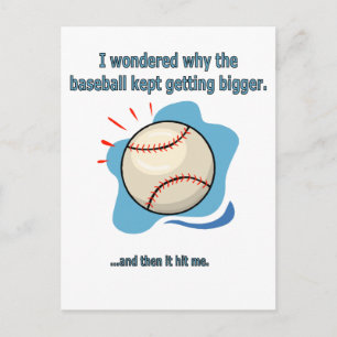 Carte Postale Le baseball