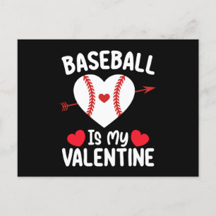 Carte Postale Le Baseball Est Mon Sport De La Saint Valentin