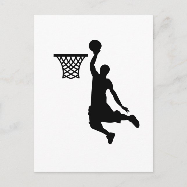 Carte Postale Le basket-ball est un sport (Devant)