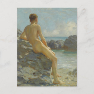 Carte Postale Le Bather par Henry Scott Tuke