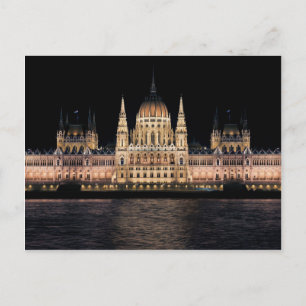 Carte Postale Le bâtiment du Parlement hongrois, Budapest