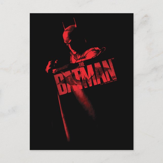Carte Postale Le Batman Cape & Logo (Devant)